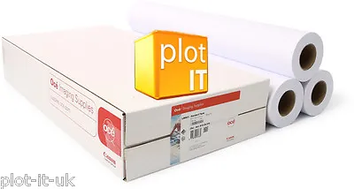 3 Rolls Designjet 90gsm CAD Plotter Paper 610 X 50m A1 24  Inkjet Cad Paper Roll • £59.95