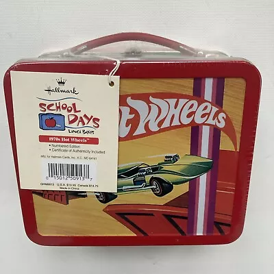 Hallmark School Days Mattel 1970s HOT WHEELS Metal Lunch Box 6E/3732 Sealed VNTG • $23