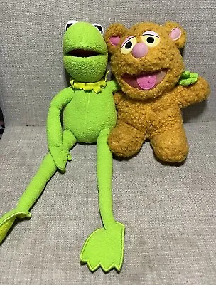 Muppet Plush Dolls - Baby Fozzie 1987 & Disney Kermit The Frog Plush • $8