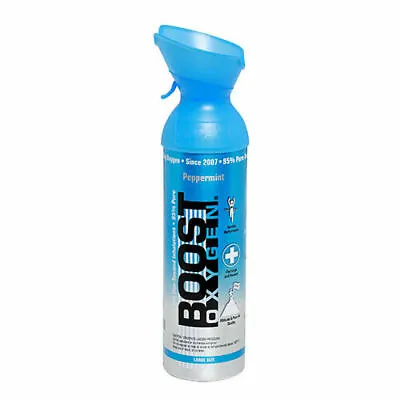 £23.99 • Buy Boost Oxygen 9l Oxygen Therapy Oxygen In A Can Peppermint Flavour Copd Asthma