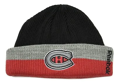 Montreal Canadiens Reebok KV07Z NHL T & T Captains Knit Hockey Beanie Winter Hat • $21.95