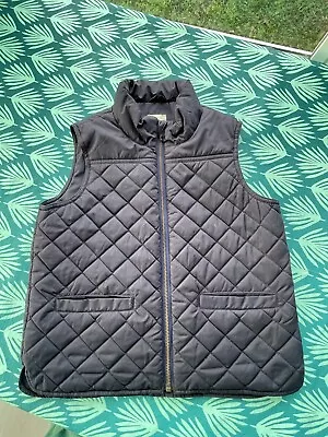 J Crew Crewcuts Boys Puffer Quilted Vest Zip Fall 2013 Navy Blue • $12.99