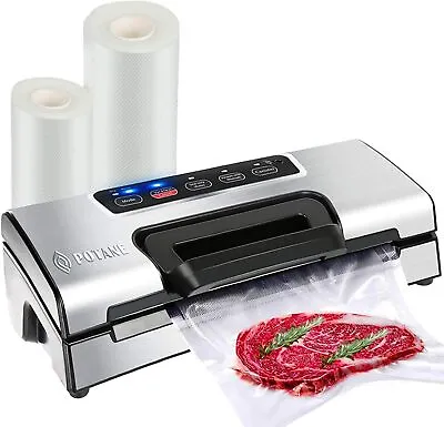 Precision Vacuum Sealing MachinePro Food Sealer Built-in Cutter And Bag Storage • $223