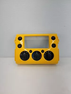 2007-2010 Toyota Fj Cruiser Ac Temp Heater Climate Control Dash Panel Yellow Oem • $265.99