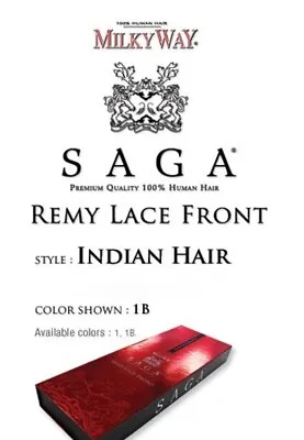 Saga 100% Human Hair Remy Lace Front Indian Hair Wet&Wavy - Indian Jerry Curl • £249.99