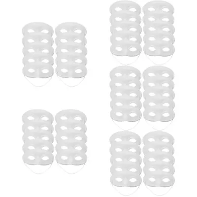 50 Pcs Blank To Decorate Party Kids Crafts Makeup • £49.39