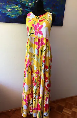 Size 10 Label Of Love Size 10 Summer Floral Maxi Dress Nwt Measurements Included • $20