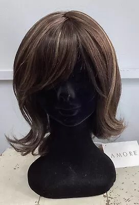 Levy Long Layered Wig By Amore Coffee Latte Brown Monofilament BNIB UK RRP £305 • £199