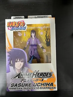 Anime Heroes Naruto Shippuden: SASUKE UCHIHA RINNEGAN/MANGEKYO SHARINGAN Figure • $16.50