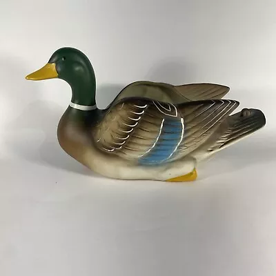 Vintage Napco Mallard Duck Planter Potted Plant Holder 8” • $16.99