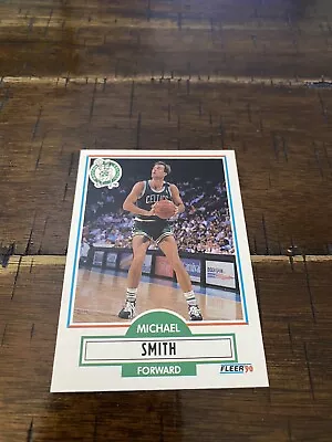 Michael Smith 1990-91 Fleer Update Dallas Mavericks #U-10 • $1.50