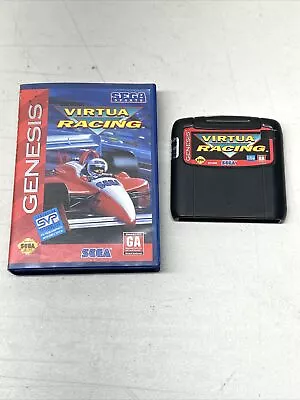 Virtua Racing (Sega Genesis) Case & Cartridge (No Manual) CLEANED & TESTED • $26