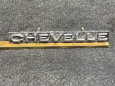 $34 • Buy Vintage CHEVELLE Front Grille Emblem  1970 Chevy Chevelle Original ￼
