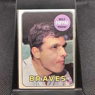 Milt Pappas 1969 Topps #79 Baseball Card Atlanta Braves • $1.80