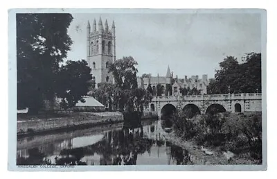 Magdalen College Oxford Postcard Sent In 1950 Alfred Savage • £2