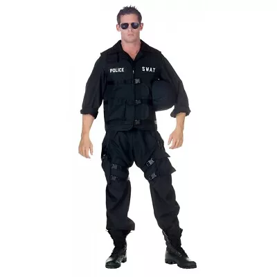 SWAT Costume Adult Halloween Fancy Dress • $52.13