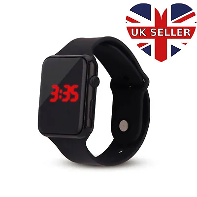 70s Retro Style Red LED Digital Watch - Unisex For Men Women Boys Girls • $7.45