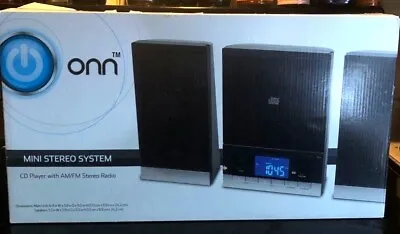 $27.95 • Buy ONN Mini Stereo System ONA13AV503 CD Player AM/FM Stereo Radio Digital