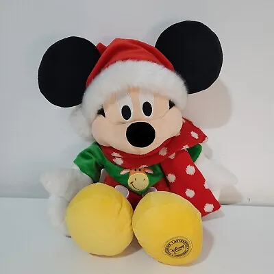 Disney Store Edition Xmas 2010 Mickey Mouse Soft Plush Toy / Teddy  • £19