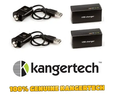 TWIN PACK KangerTech® USB Battery Charger | Evod EGo & 510 VAPE  • £7.99