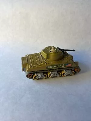 Vintage Matchbox Battle Kings K-101 Sherman Tank In Gold L3 • $13.65