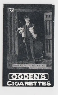 Ogdens Tabs D Series - #172 Dan Leno  My Pets  • £2.99