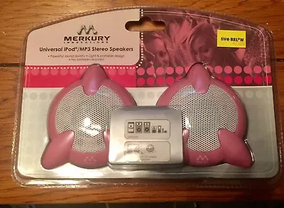 Merkury Innovations Universal IPod/MP3 Stereo Speakers Mi-SP102 - New • $5.99