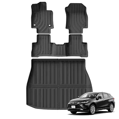 For Toyota Venza 2024 - 2021 TPE 3D Floor Mats Cargo Liner Trunk/Backrest Pad • $48