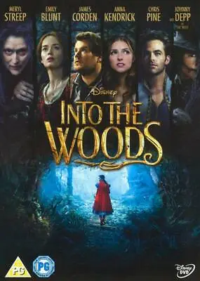  Into The Woods Stars Meryl Streep Emily Blunt Chris Pine James Corden (DVD) • £2.25