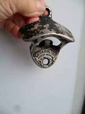 Vintage Starr X Stationary Wall Mount Bottle Opener--no Logo-made In Usa • $10.99