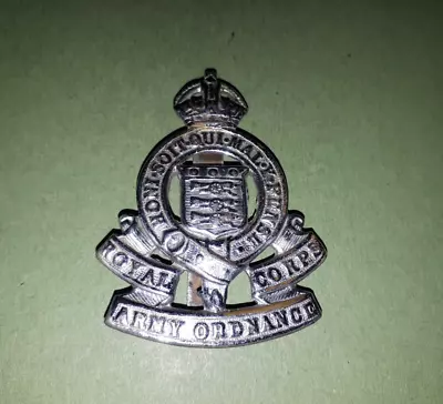 £5.99 • Buy Kings Crown Royal Army Ordnance Corps Chrome Plated Cap Badge