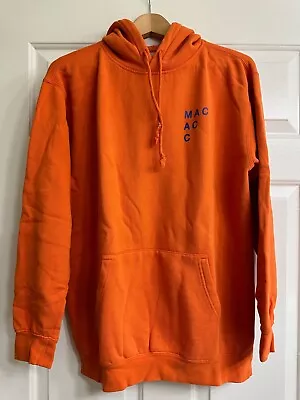 New Mac Miller Medium Hoodie Rare Album Hoodie Orange 100% Official Circle • $119.99