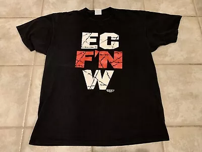 VINTAGE 90s EC Fn W Wrestling Shirt ECW Course You Know This Means War XL WWF • $139.95