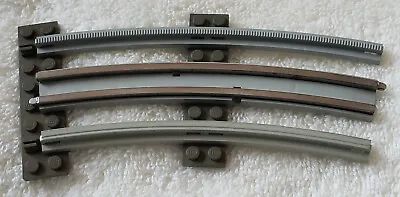 £3.99 • Buy Vintage LEGO 12v Electric Grey Series Curved Train Track Pieces Used 7851 7855