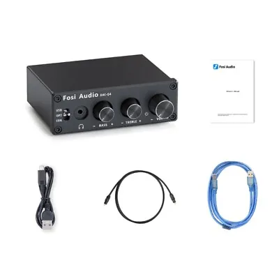 Headphone Amplifier For Fosi Mini Stereo DAC24Bit For Active Speakers • £62.20