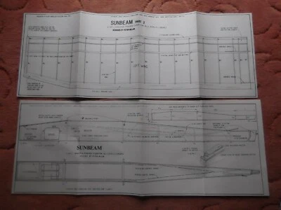 £4.50 • Buy Radio Modeller Plans Of The Sunbeam A Powered Glider Model Of 60 1/2  Wingspan