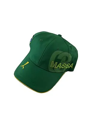 Felipe Massa Puma Ferrari Formula 1 F1 Motorsport Embroidered Green Snapback • $33.30