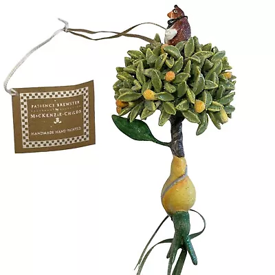 Patience Brewster Mackenzie Childs 12 Days Of Christmas Partridge Pear Ornament • $31.96