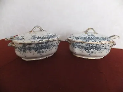 £50 • Buy Antique Bourne & Leigh Soup Tureen Gravy Boat & Ladel Burgess & Leigh Clover X 2