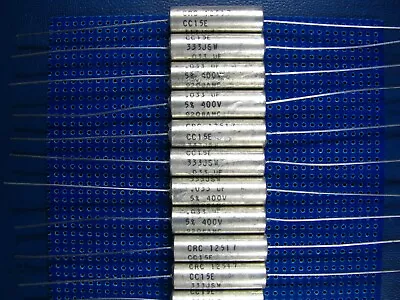 Vintage Capacitor CRC 0.033UF/400V LOT OF 10 • $12