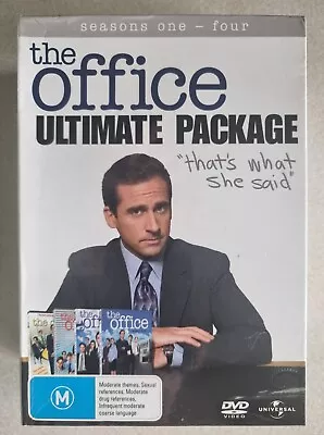 The Office Ultimate Package Season 1 - 4 Dvd Boxset Good Condition Free Postage • $18