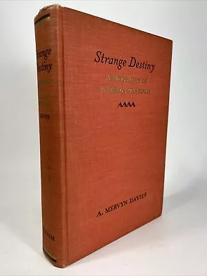 Strange Destiny A Biography Of Warren Hastings A Mervyn Davies 1935 1st Edition • £15.22