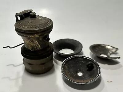 VTG  Carbide Lamp Coal Miners Head Light Just Rite Parts Lot • $34.99