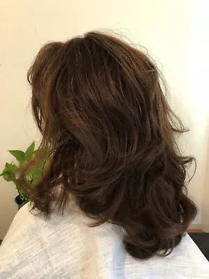 $340 • Buy Premium 100% Virgin Human Hair Wig 12-inch Sheitel Body_Wave Skin Top Brwn#4