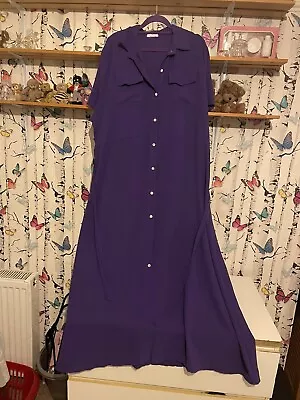 Shirt Style Maxi Dress Free Size  • £0.99