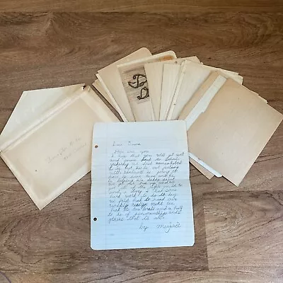 Vintage 1937 Letters Lot From Students To School Teacher With Scarlet Fever • $35