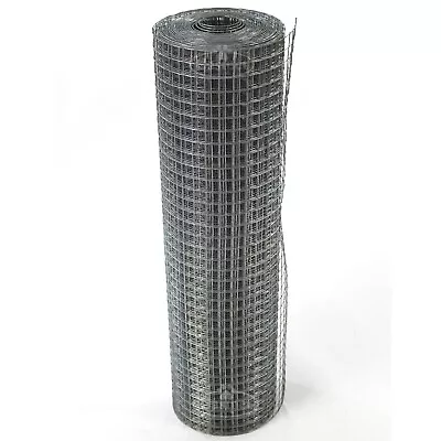 £61.99 • Buy Welded Wire Mesh 1 X1 X15m 2 Widths 16 Gauge Aviary Fencing Bird Coop Hutch Pet