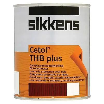£27.15 • Buy Sikkens Cetol THB Plus - 1L, 2.5L & 5L - Interior & Exterior Wood Stain