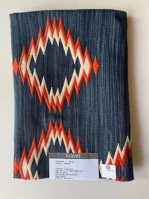 Kravet Museum Of Mexico Vasquez Durango Fabric Remnant 24 X24  • $30