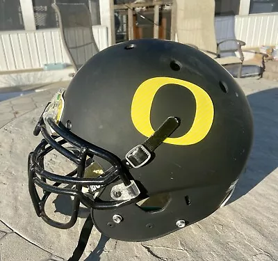 Oregon Matte Black Schutt Advantage Football Helmet Adult Large. 3D Bumper • $75